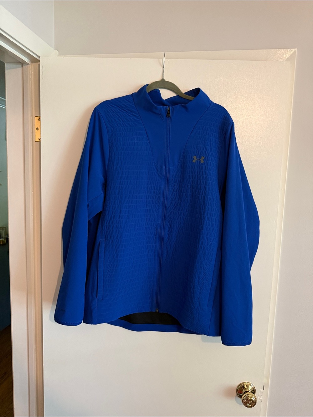 Under Armour Royal Blue Zip-Up Golf Jacket